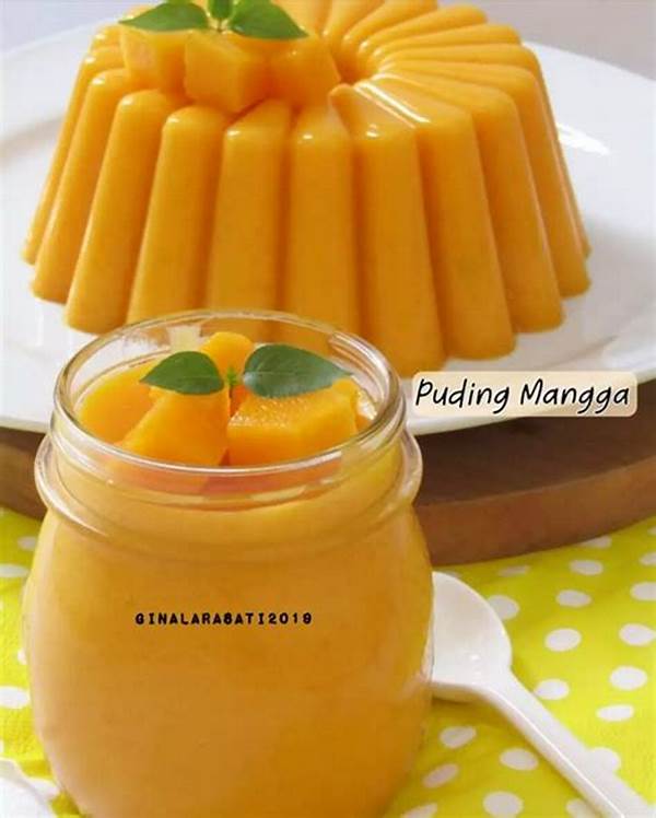 Cara Membuat Puding Mangga Lembut Ala Cafe
