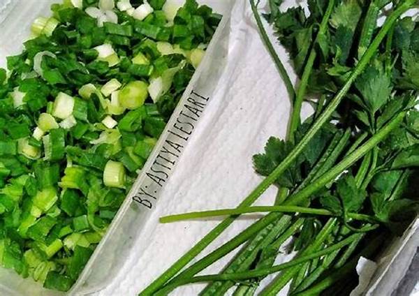 Cara Menyimpan Daun Bawang Dan Seledri Agar Tidak Layu