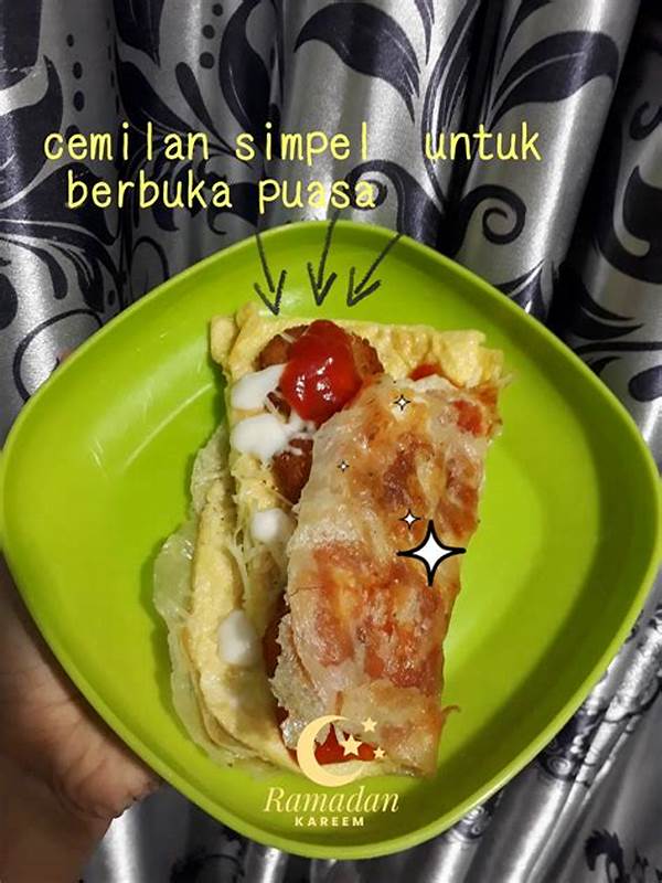 “cemilan Berbuka Puasa Kreatif”