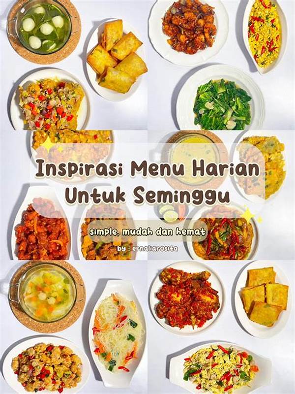 Inspirasi Menu 7 Hari Masakan Rumahan Praktis