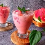 Resep Es Semangka Susu 3 Bahan Viral Tiktok