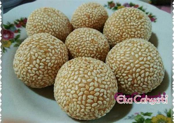 Resep Onde-onde Wijen Isi Kacang Hijau Yang Empuk