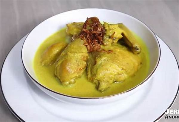 Resep Opor Ayam Kampung Khas Lebaran