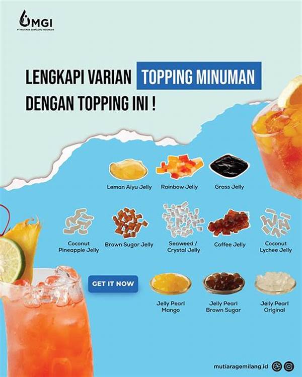 Sensasi Minuman Boba Topping Kekinian