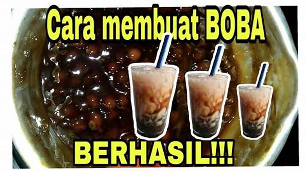 Cara Menghasilkan Boba Lembut