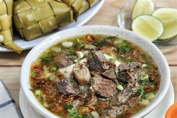 Coto Makassar Tradisional Kacang