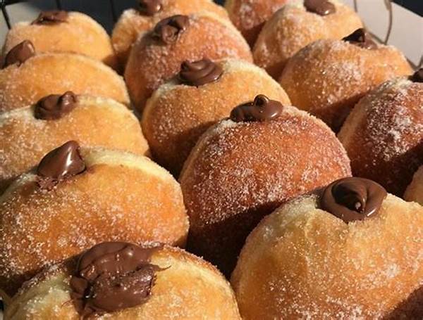 Donat Bomboloni Glaze Manis Viral