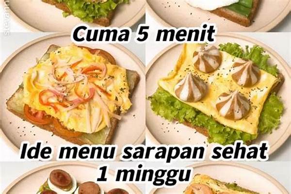 “ide Sarapan Praktis Rendah Biaya”
