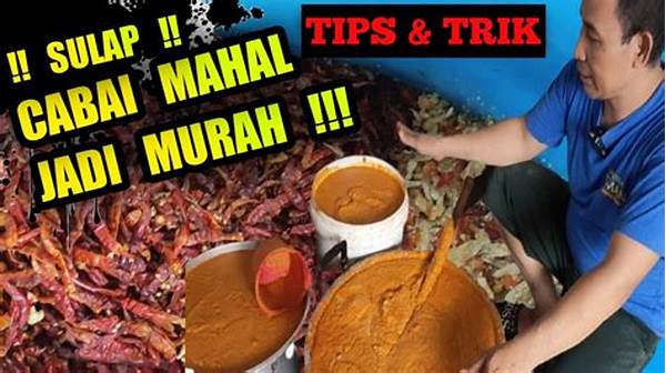 Mengolah Cabai Untuk Sambal Segar