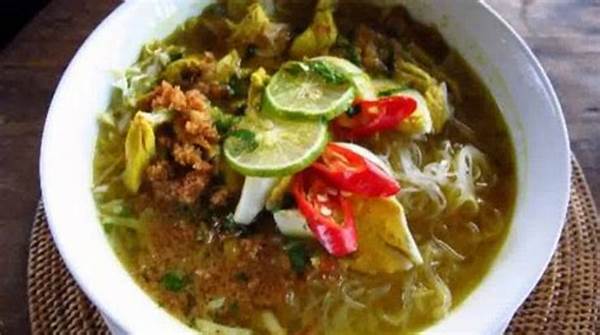 Petunjuk Memasak Soto Lamongan Sedap