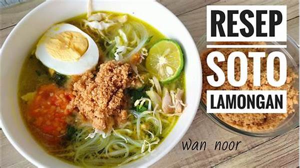 Resep Koya Soto Lamongan Asli