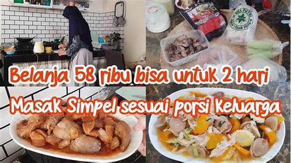 Tips Memasak Hemat Uang Belanja