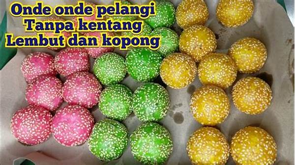 Tips Onde-onde Agar Tidak Bantat