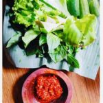 Aneka Lalapan Dengan Sambal Tradisional.