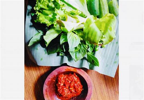 Aneka Lalapan Dengan Sambal Tradisional.