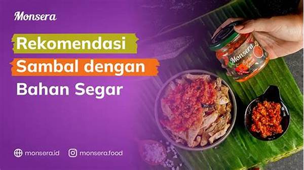 Bahan-bahan Alami Sambal Segar