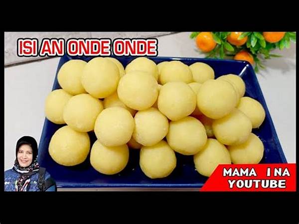 Bahan Isian Onde-onde Yang Tepat