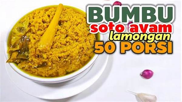 Bumbu-bumbu Soto Lamongan Otentik