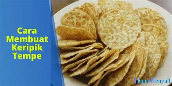 Cara Membuat Keripik Tempe Sederhana