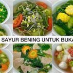 Kombinasi Bahan Sayur Bening Tradisional