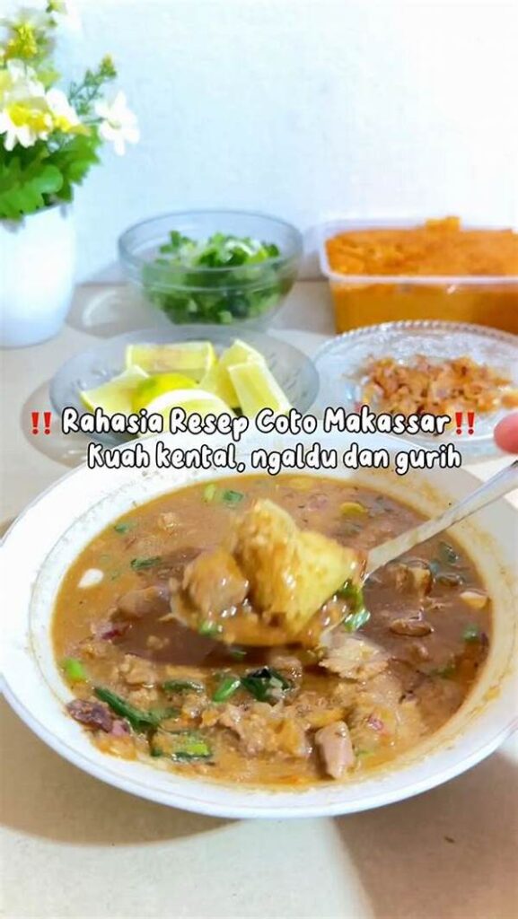 Resep Rahasia Coto Makassar Enak