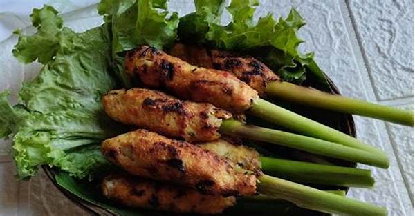 “sate Lilit Ayam Keju”