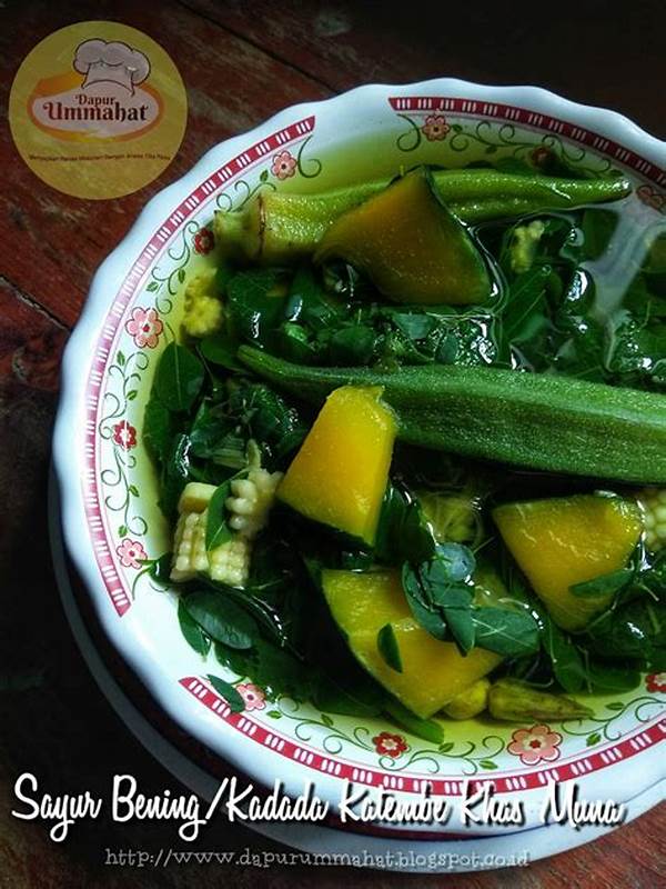 Sayur Bening Tradisional Khas Daerah