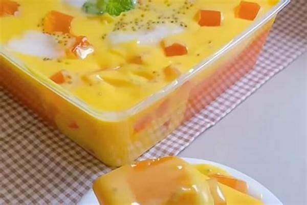 Sensasi Boba Puding Mangga Segar