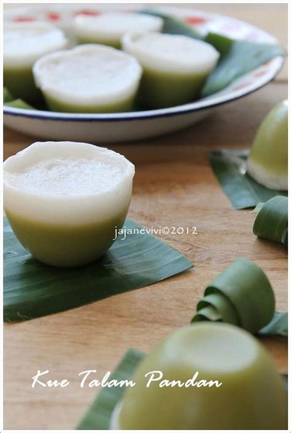 Aneka Kue Talam Pandan Kreatif