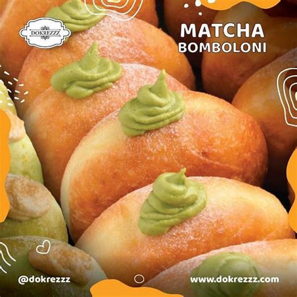 Bomboloni Matcha Untuk Camilan