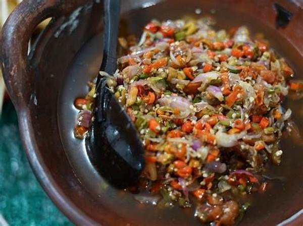 Cara Menyajikan Sambal Matah