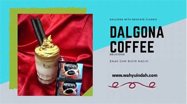 Inspirasi Dalgona Coffee Kekinian
