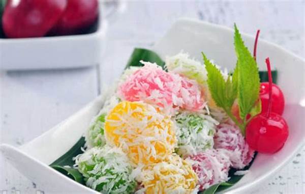 Jajanan Pasar Cenil Warna-warni