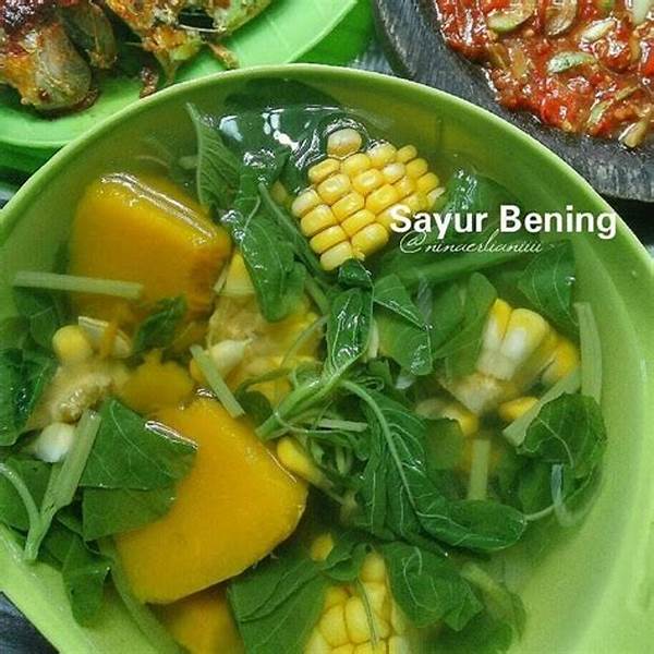 Kombinasi Sayur Bening Untuk Kesehatan