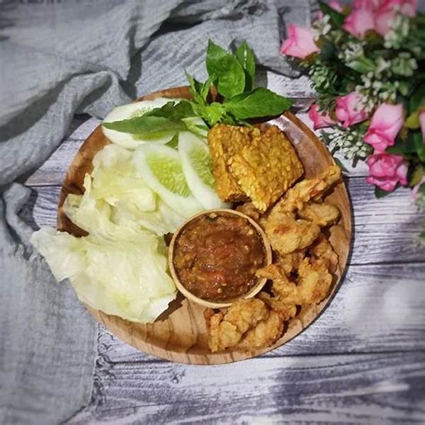 Lalapan Crispy Dengan Sambal Terasi