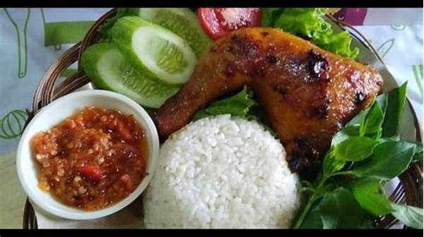 Lalapan Sayuran Segar Dengan Sambal