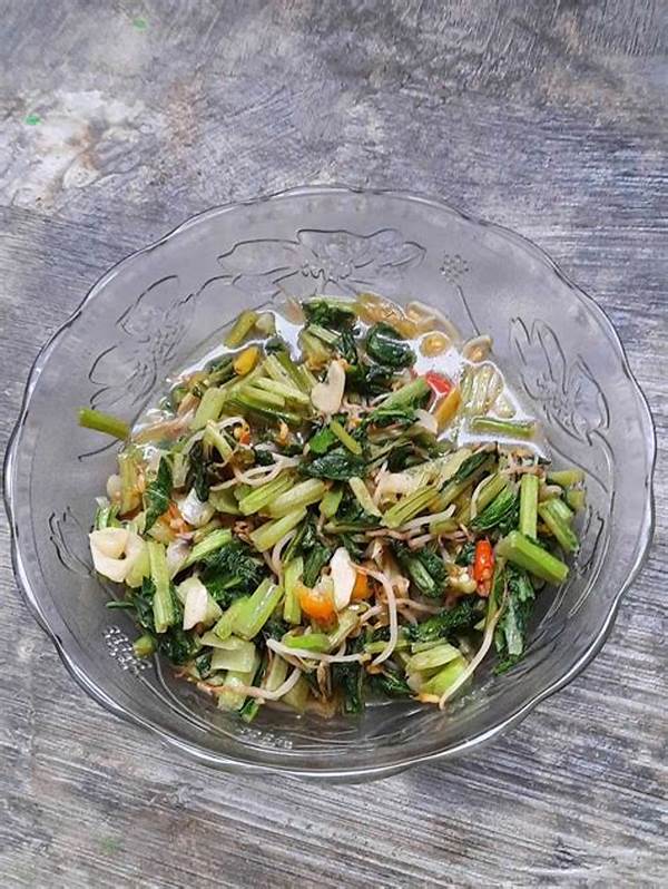 Masakan Cepat Sawi Hijau Oseng