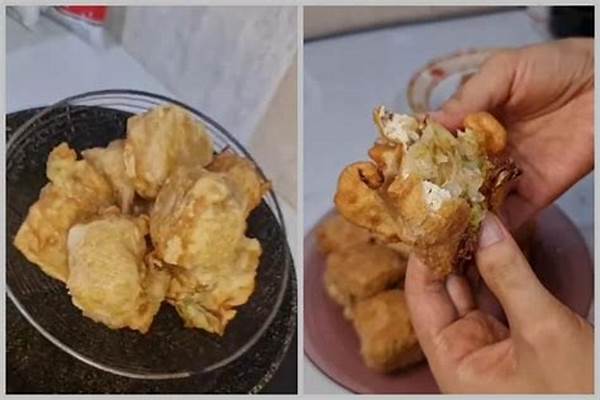 Mengolah Tahu Isi Tanpa Banyak Minyak
