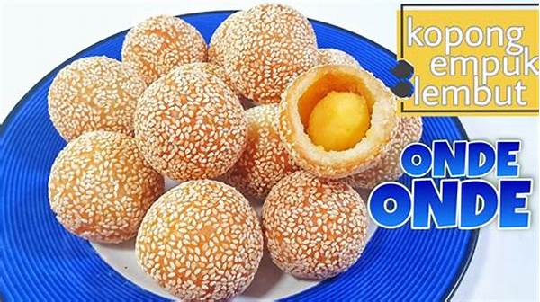 Metode Memasak Onde-onde Anti Gagal
