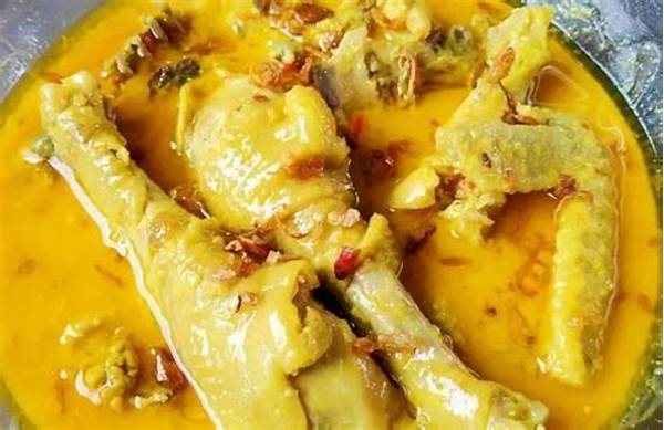 Opor Ayam Kuning Dengan Santan
