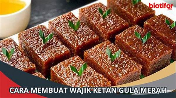 Panduan Lengkap Membuat Wajik Ketan