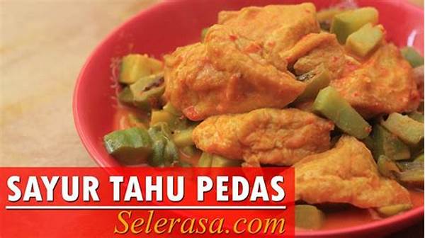Panduan Membuat Tahu Sayur Pedas