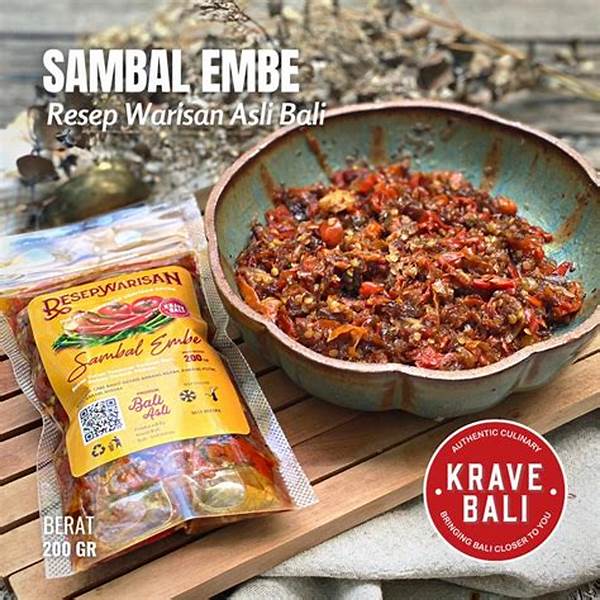 Resep Tradisional Sambal Bali