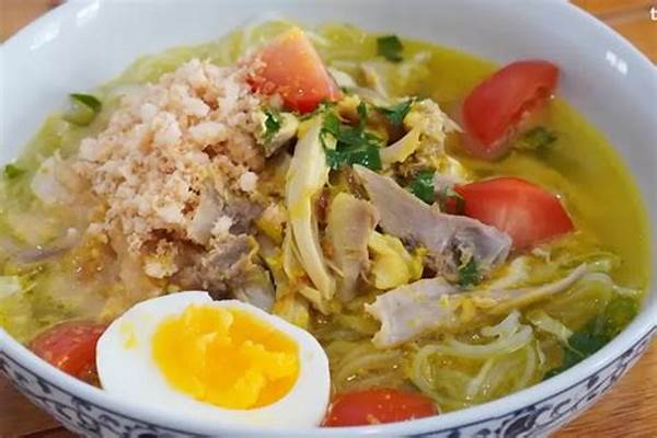 Soto Ayam Lamongan Berempah Khas.