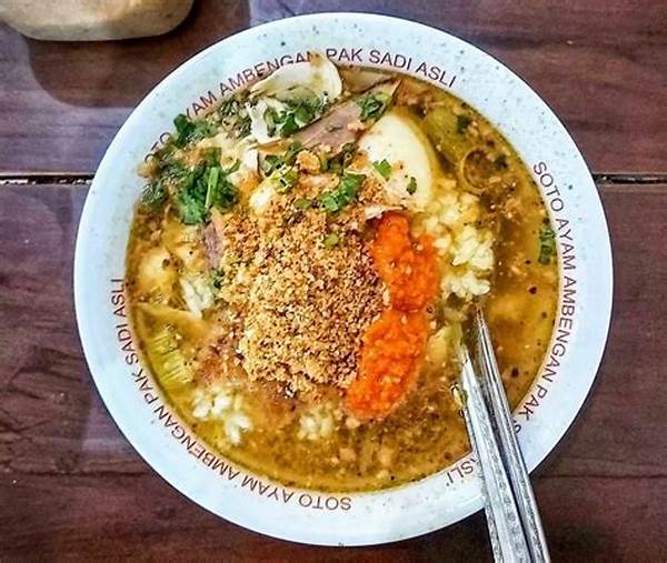 Warung Soto Lamongan Terkenal Enak.