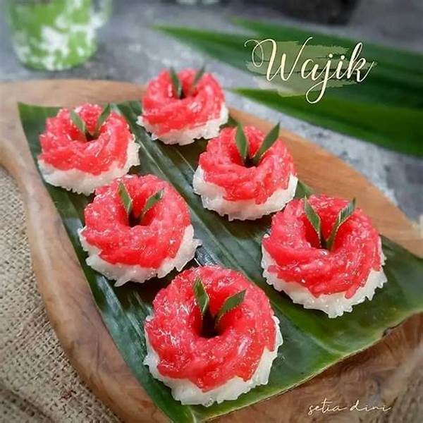 Inspirasi Sajian Wajik Ketan Gurih
