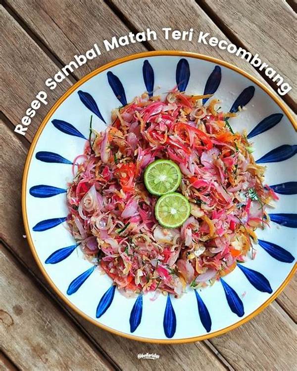 Kreasi Sambal Matah Modern