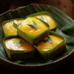 Kue Talam Matcha Lembut.