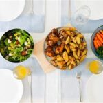 Makan Malam Sehat Dengan Sayuran.