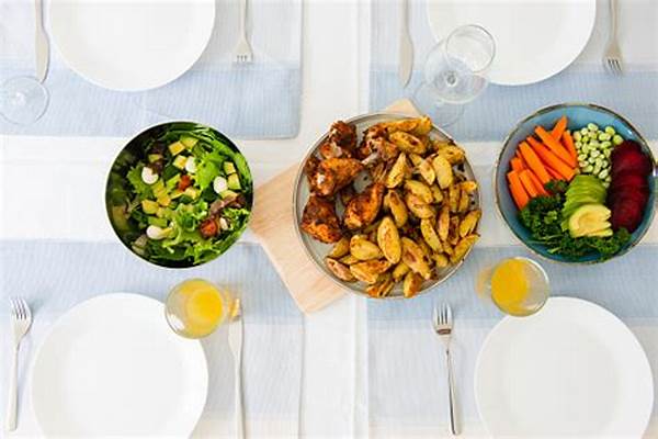 Makan Malam Sehat Dengan Sayuran.